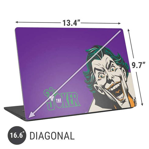 DC Comics The Joker The Classic Art Universal Laptop 16.6in (13.4 x 9.7in) Skin